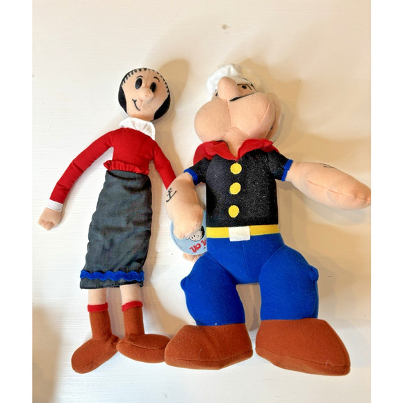 Play by Play Other - Vintage Popeye Plush Doll Stuffed Toy Sailor Man Olive Oil
